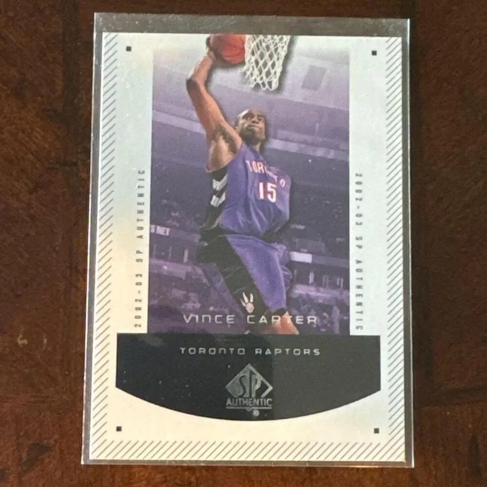 Vince Carter Toronto Raptors 2002-03 SP Authentic basketball card